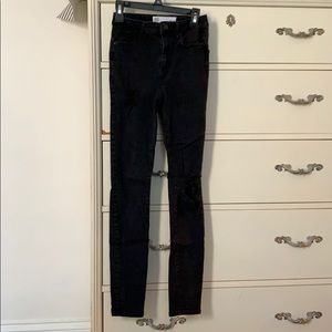 Black Ripped Skinny Jeans